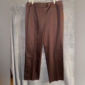 NWT Tribella Elegant Women's Brown Trousers Size 12